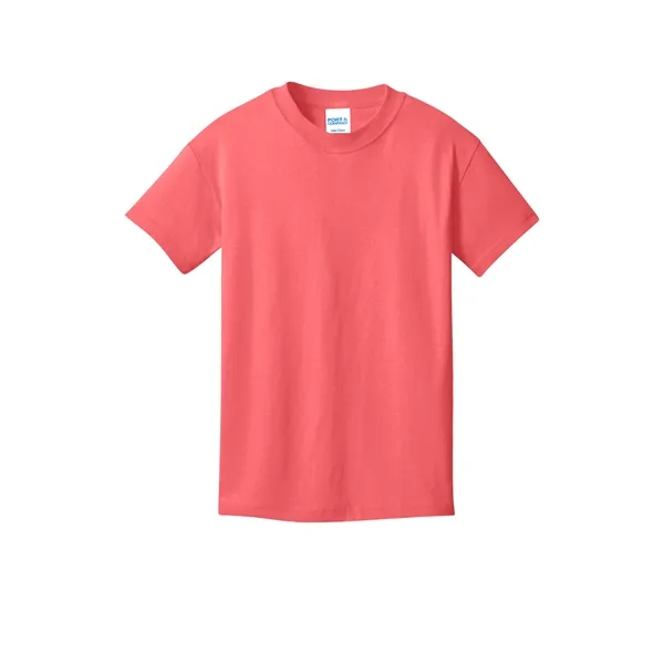 Port & Co Youth Core Cotton Tee. - Port & Co Youth Core Cotton Tee. - Image 253 of 284