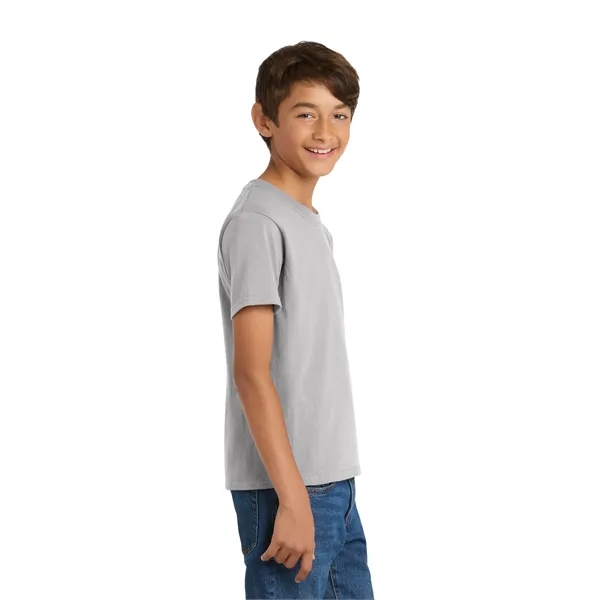 Port & Co Youth Core Cotton Tee. - Port & Co Youth Core Cotton Tee. - Image 272 of 284