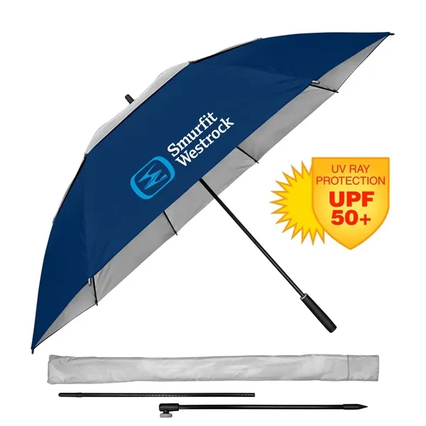 The Vented UV Eclipse Golf/Beach Umbrella - UPF50 Protection