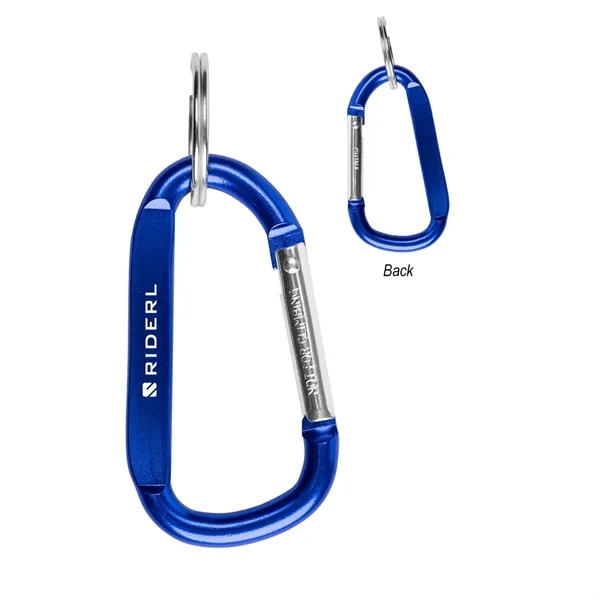 6mm Carabiner With Split Ring - 6mm Carabiner With Split Ring - Image 0 of 3