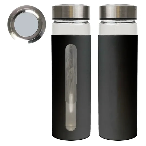 Rideau 600 Ml. (20 Fl.Oz.) Glass Bottle With Aluminum Sleeve - Rideau 600 Ml. (20 Fl.Oz.) Glass Bottle With Aluminum Sleeve - Image 4 of 9