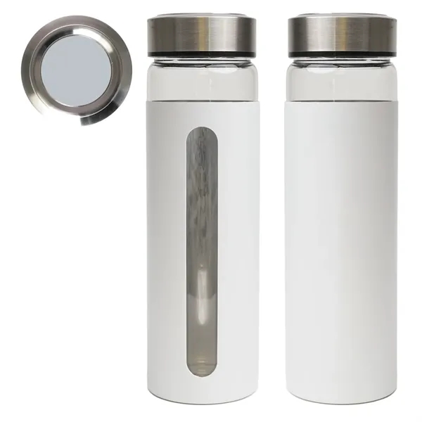 Rideau 600 Ml. (20 Fl.Oz.) Glass Bottle With Aluminum Sleeve - Rideau 600 Ml. (20 Fl.Oz.) Glass Bottle With Aluminum Sleeve - Image 3 of 9