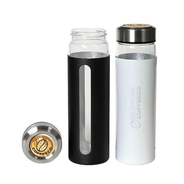 Rideau 600 Ml. (20 Fl.Oz.) Glass Bottle With Aluminum Sleeve - Rideau 600 Ml. (20 Fl.Oz.) Glass Bottle With Aluminum Sleeve - Image 5 of 9