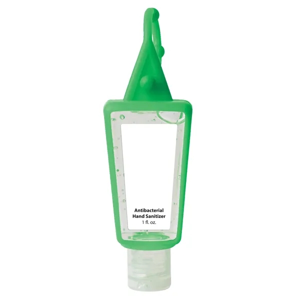 1 Oz. Hand Sanitizer In Silicone Holder