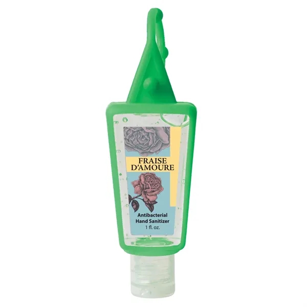 1 Oz. Hand Sanitizer In Silicone Holder