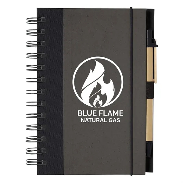 ECO-INSPIRED SPIRAL NOTEBOOK & PEN