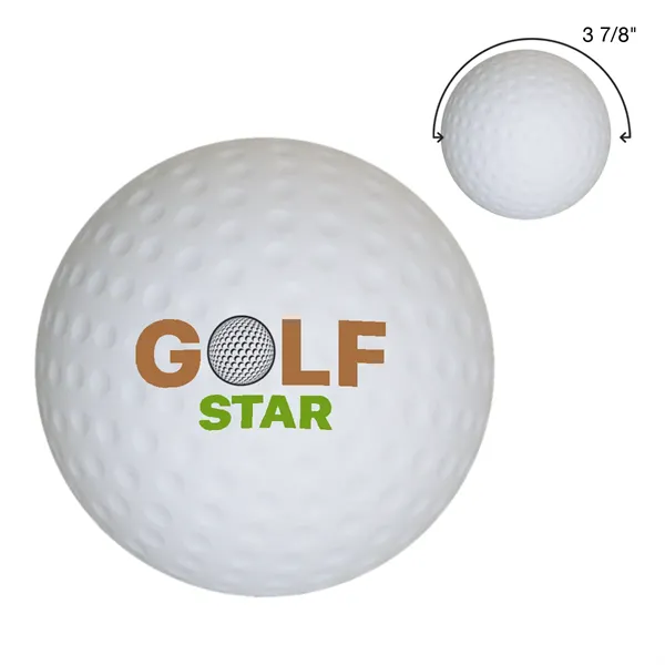 Golf Ball Shape Stress Reliever - Golf Ball Shape Stress Reliever - Image 0 of 4