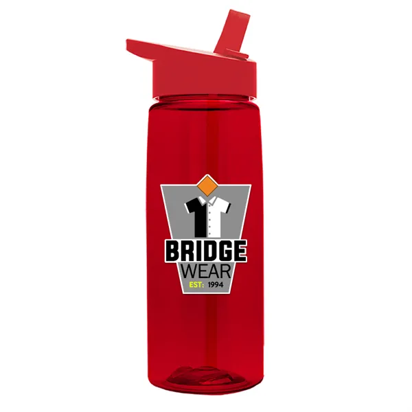 Garyline® Flair Tritan® Bottle with Flip-Straw Lid - 26 oz. - Garyline® Flair Tritan® Bottle with Flip-Straw Lid - 26 oz. - Image 478 of 583