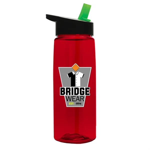 Garyline® Flair Tritan® Bottle with Flip-Straw Lid - 26 oz. - Garyline® Flair Tritan® Bottle with Flip-Straw Lid - 26 oz. - Image 486 of 583