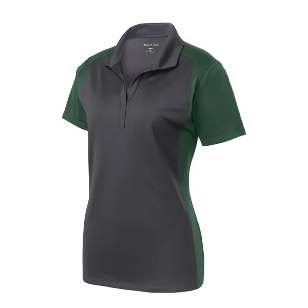 Sport-Tek® Ladies' Colorblock Micropique Sport-Wick® Polo - Sport-Tek® Ladies' Colorblock Micropique Sport-Wick® Polo - Image 14 of 32