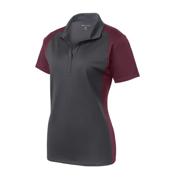 Sport-Tek® Ladies' Colorblock Micropique Sport-Wick® Polo - Sport-Tek® Ladies' Colorblock Micropique Sport-Wick® Polo - Image 17 of 32