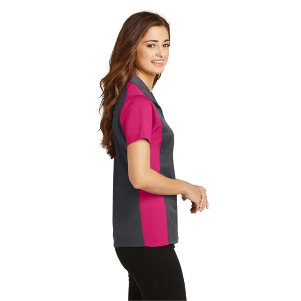 Sport-Tek® Ladies' Colorblock Micropique Sport-Wick® Polo - Sport-Tek® Ladies' Colorblock Micropique Sport-Wick® Polo - Image 18 of 32