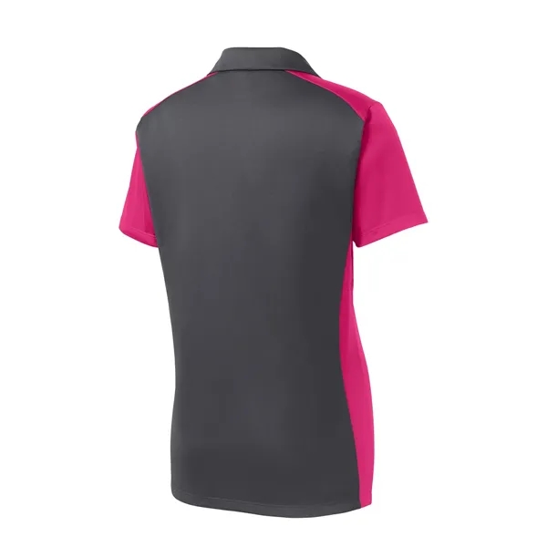 Sport-Tek® Ladies' Colorblock Micropique Sport-Wick® Polo - Sport-Tek® Ladies' Colorblock Micropique Sport-Wick® Polo - Image 19 of 32