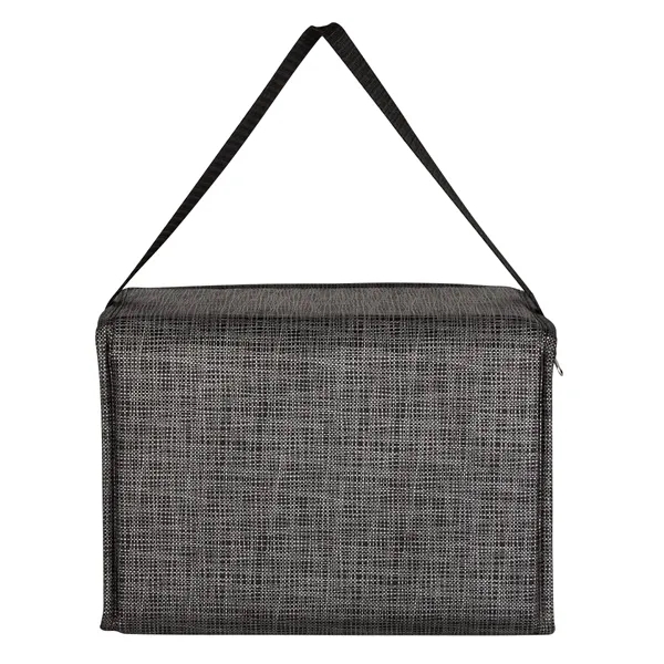 Crosshatch Non-Woven Lunch Bag - Crosshatch Non-Woven Lunch Bag - Image 7 of 8