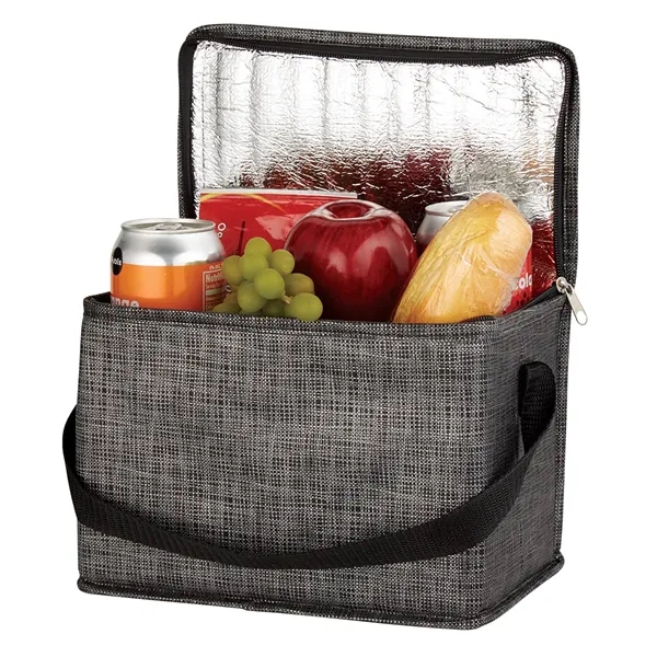 Crosshatch Non-Woven Lunch Bag - Crosshatch Non-Woven Lunch Bag - Image 8 of 8