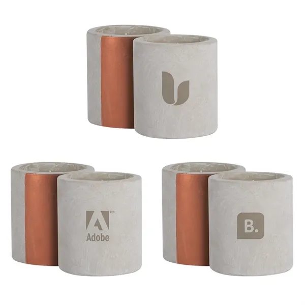 Custom Aura 3 oz. Concrete Candle
