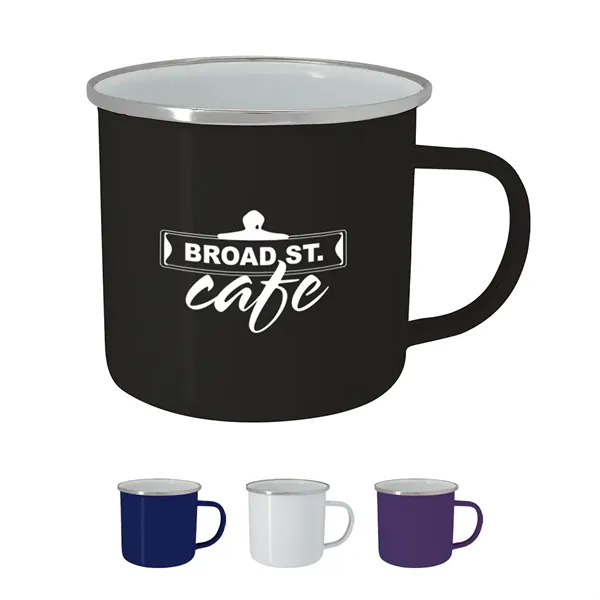 16 Oz. Enamel Campfire Mug - 16 Oz. Enamel Campfire Mug - Image 0 of 7