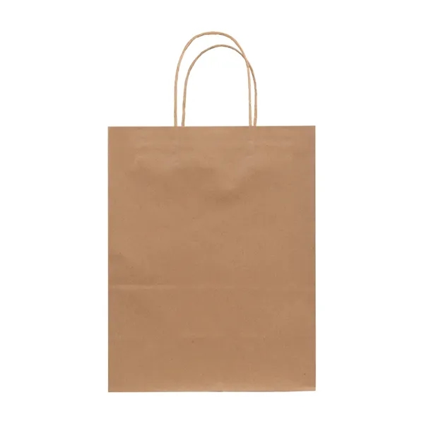 J- Fold Natural Kraft Shopping Bag - J- Fold Natural Kraft Shopping Bag - Image 2 of 2