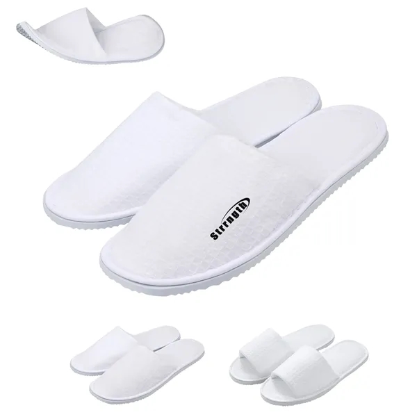 Disposable Non Slip Waffle Hotel Slipper Spa Slippers