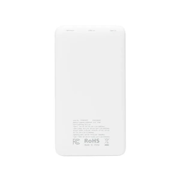 10,000 mAh Power Bank With Integrated Cables - 10,000 mAh Power Bank With Integrated Cables - Image 10 of 10
