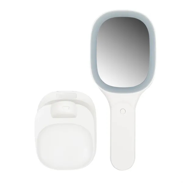 Light Up Double Sided Mirror With Wireless Charger