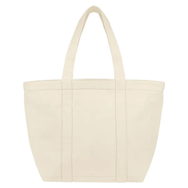 Aware™ 8 Oz. 20 Can Recycled Cotton Cooler Tote Bag - Aware™ 8 Oz. 20 Can Recycled Cotton Cooler Tote Bag - Image 13 of 13