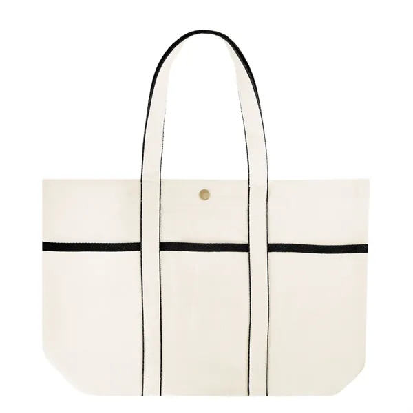 Aware™ 10 Oz. Recycled Cotton Canvas Tote Bag - Aware™ 10 Oz. Recycled Cotton Canvas Tote Bag - Image 6 of 8