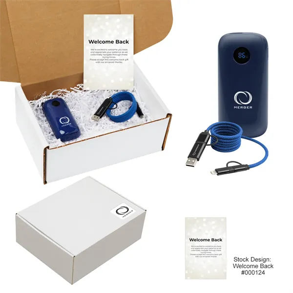 10,000 mAh Power Bank & Quick Charging Cable Kit - 10,000 mAh Power Bank & Quick Charging Cable Kit - Image 0 of 1