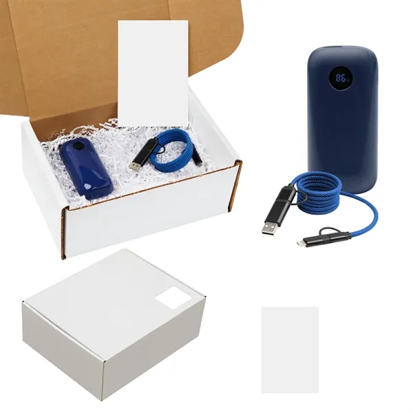 10,000 mAh Power Bank & Quick Charging Cable Kit - 10,000 mAh Power Bank & Quick Charging Cable Kit - Image 1 of 1