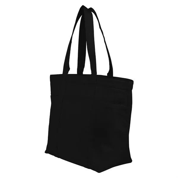Custom Aware™ 8 Oz. 20 Can Recycled Cotton Cooler Tote Bag