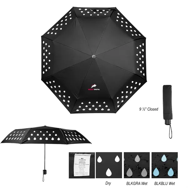 42" Color Changing Umbrella With 100% rPET Canopy - 42" Color Changing Umbrella With 100% rPET Canopy - Image 0 of 6