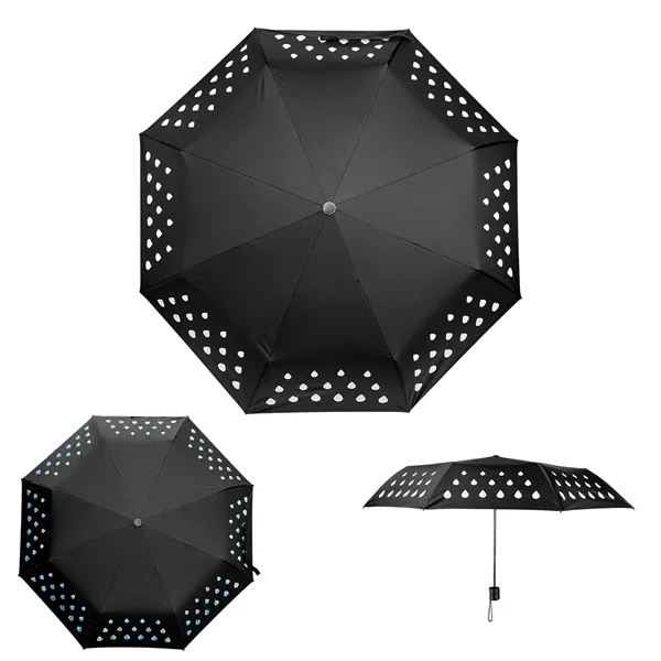 42" Color Changing Umbrella With 100% rPET Canopy - 42" Color Changing Umbrella With 100% rPET Canopy - Image 1 of 6