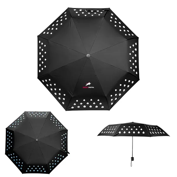 42" Color Changing Umbrella With 100% rPET Canopy - 42" Color Changing Umbrella With 100% rPET Canopy - Image 2 of 6