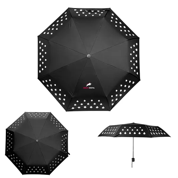 42" Color Changing Umbrella With 100% rPET Canopy - 42" Color Changing Umbrella With 100% rPET Canopy - Image 5 of 6