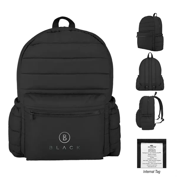 Luxe Puffer rPET Backpack - Luxe Puffer rPET Backpack - Image 0 of 3