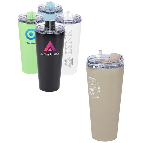 30oz Urban Peak® Cascade Pop-Up Straw Tumbler