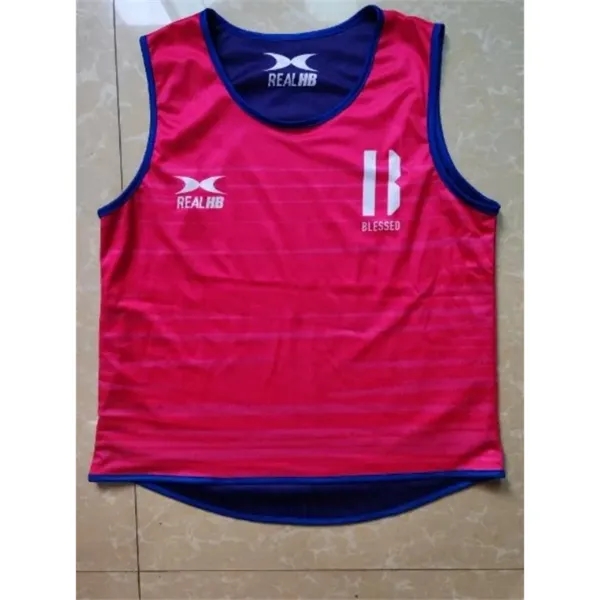 Reversible Micro Mesh Basketball Jersey Dual-Sided Shirt - Reversible Micro Mesh Basketball Jersey Dual-Sided Shirt - Image 4 of 4