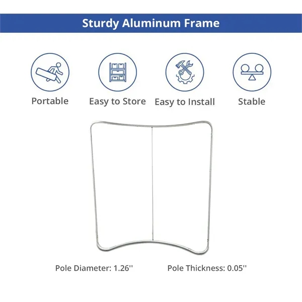 Curve Pillow Case Backdrop Single Sided Package (10Ft x 8Ft) - Curve Pillow Case Backdrop Single Sided Package (10Ft x 8Ft) - Image 2 of 6