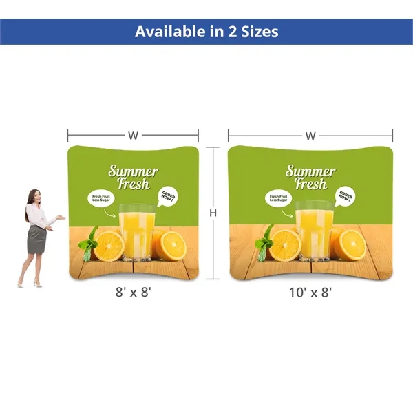 Curve Pillow Case Backdrop Single Sided Package (10Ft x 8Ft) - Curve Pillow Case Backdrop Single Sided Package (10Ft x 8Ft) - Image 3 of 6