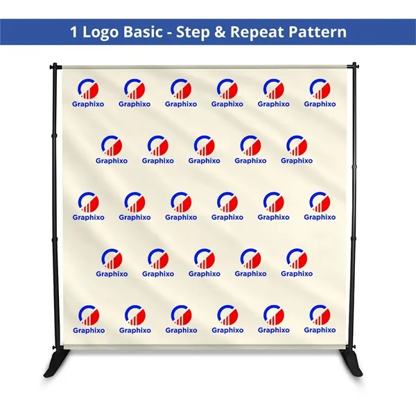 Step and Repeat Backdrop, Single Sided Package (10ft x 8ft) - Step and Repeat Backdrop, Single Sided Package (10ft x 8ft) - Image 4 of 15