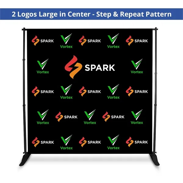 Step and Repeat Backdrop, Single Sided Package (10ft x 8ft) - Step and Repeat Backdrop, Single Sided Package (10ft x 8ft) - Image 8 of 15