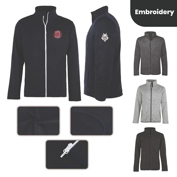 Men's Full Zipper Fleece Jacket in Bulk - Men's Full Zipper Fleece Jacket in Bulk - Image 0 of 1