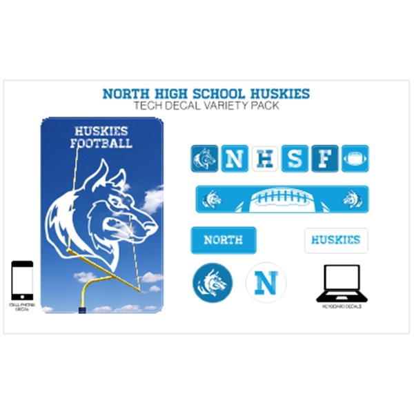 Tech Decal Variety on a 8" x 5" sheet - White Vinyl - Tech Decal Variety on a 8" x 5" sheet - White Vinyl - Image 0 of 0