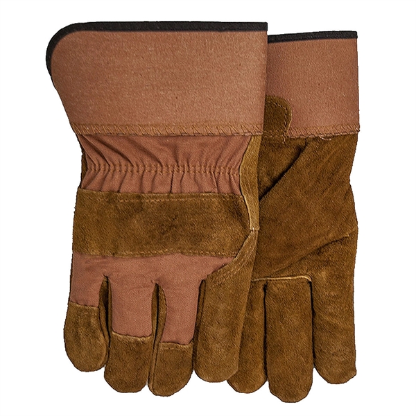 Brown Suede Work Gloves - Brown Suede Work Gloves - Image 2 of 2