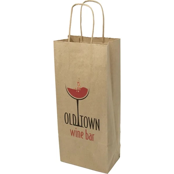 Full Color Kraft Paper Handled Shopper Bags - Full Color Kraft Paper Handled Shopper Bags - Image 8 of 8
