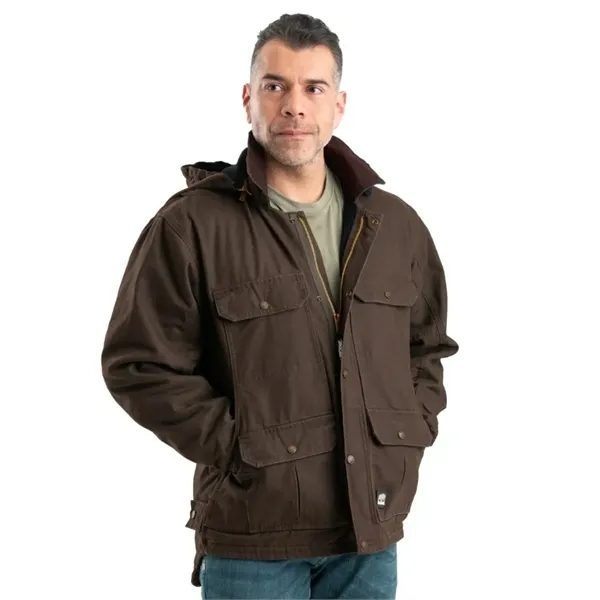 Berne Men's Washed Contractor Coat - Berne Men's Washed Contractor Coat - Image 0 of 2