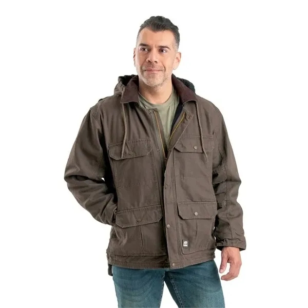 Berne Men's Washed Contractor Coat - Berne Men's Washed Contractor Coat - Image 2 of 2