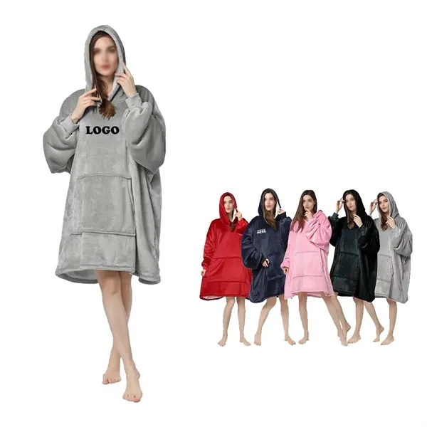 Wearable Blanket Hoodie - Wearable Blanket Hoodie - Image 0 of 3