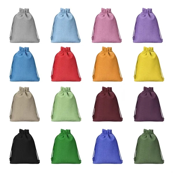 5.5"x4" Burlap Drawstring Bags Small Gift Pouch - 5.5"x4" Burlap Drawstring Bags Small Gift Pouch - Image 1 of 4