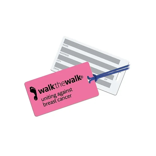 Rectangle 40 Mil Neon Tag